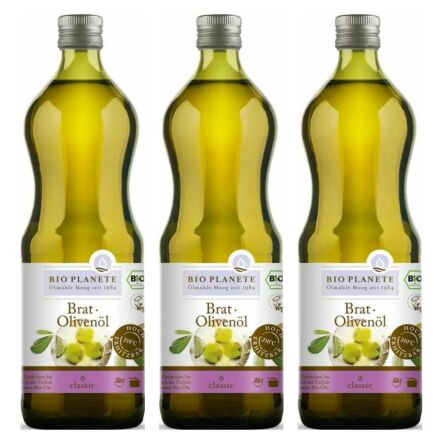 3 x Oliwa z Oliwek do Smażenia Bio 1 l - Bio Planete