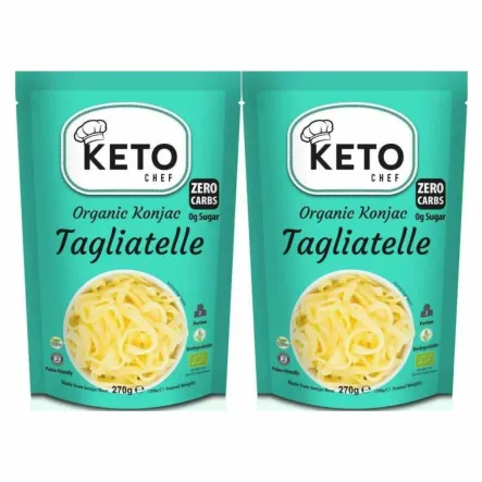 2 x  Makaron Keto (Konjac Typu Noodle Tagliatelle) Bio 270 g (200 g)  - Keto Chef