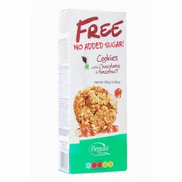 Ciasteczka z Orzechami Bez Dodatku Cukru 135 g - Bogutti