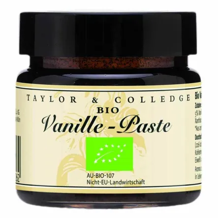 Pasta Waniliowa z Nasionami Wanilli BIO 65 g - Taylor and  Colledge