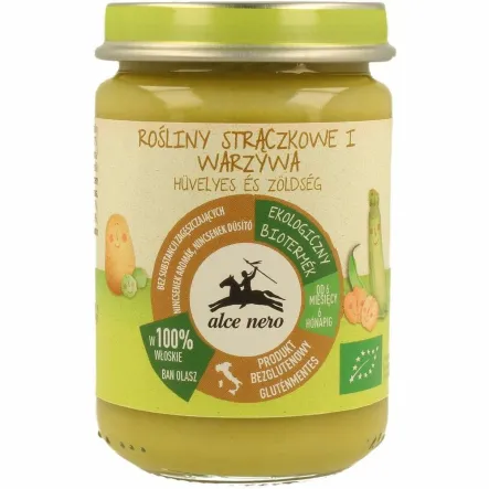 Przecier Warzywny Powyżej 6 Miesięcy Bio 140 g Alce Nero