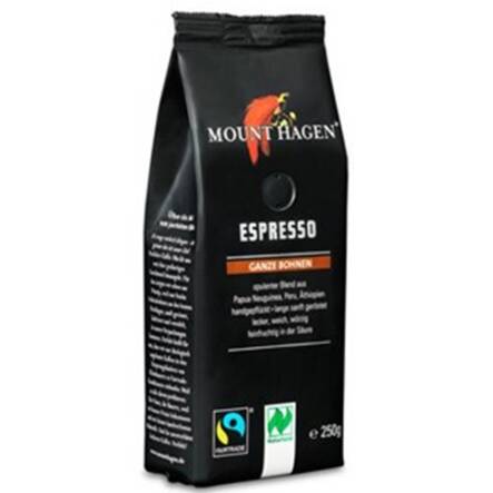 Kawa Ziarnista Espresso Fair Trade Bio 250 g - Mount Hagen