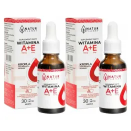 2 x Witamina A+E Krople 30 ml - Natur Planet