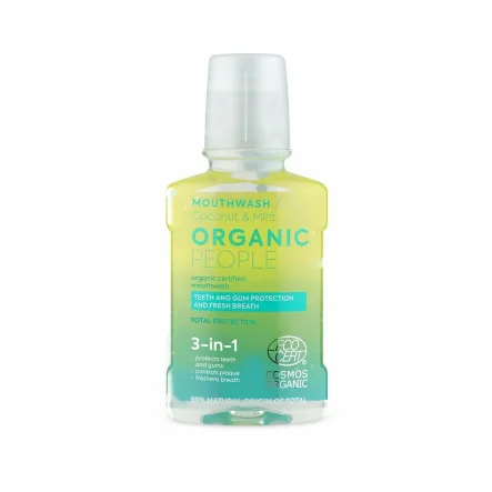 Płyn do Płukania Jamy Ustnej Kokos i Mięta 250 ml - Organic People