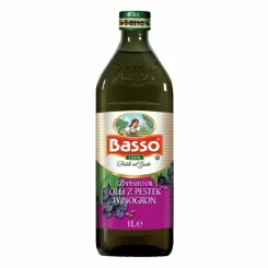 Olej z Pestek Winogron Rafinowany 1 l - BASSO