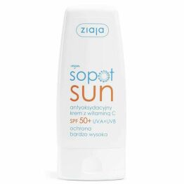 Antyoksydacyjny Krem z Witaminą C SPF 50+ Sopot Sun 50 ml - Ziaja