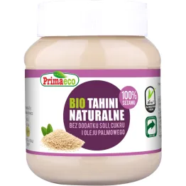 Tahini Naturalne Bio 100% Sezamu 350 g - Primaeco