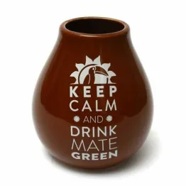 Matero Ceramico LUKA DARK BROWN 350 ml