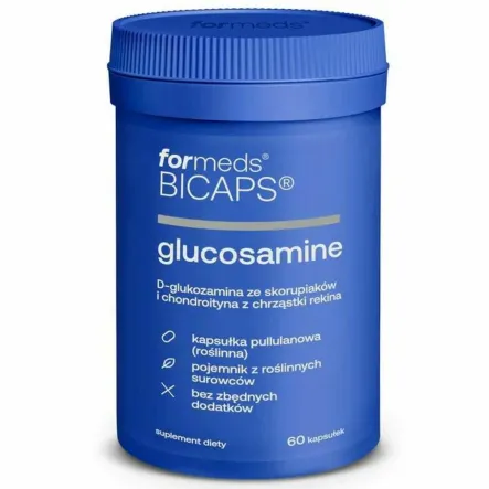 GLUCOSAMINE Glukozamina i Chondroityna 60 Kapsułek - BICAPS