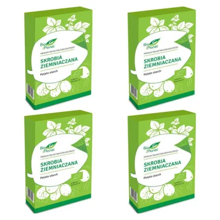 4 x Mąka Skrobia Ziemniaczana Bio 500 g - Bio Planet