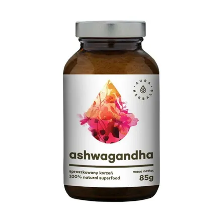 Ashwagandha Proszek 85 g - Aura Herbals