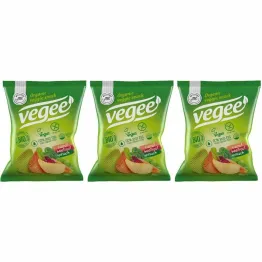 3 x Chipsy Warzywne Bezglutenowe 25 g Vegee Bio - McLLOYD'S