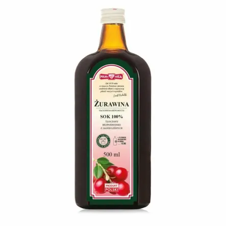 Żurawina Sok Tłoczony 500 ml - Polska Róża