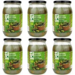 6 x Ogórki Kiszone Bio 820 g/460 g - Bio Europa