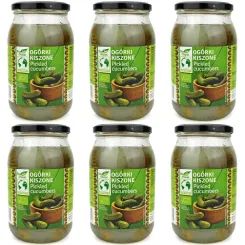 6 x Ogórki Kiszone Bio 820 g/460 g - Bio Europa