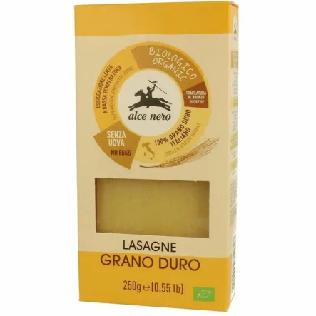 Makaron Semolinowy Lasagne Bio 250 g - Alce Nero