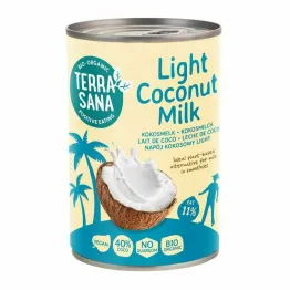 Coconut Milk Light Bez Gumy Guar 11% Tłuszczu Bio 400 ml - Terrasana