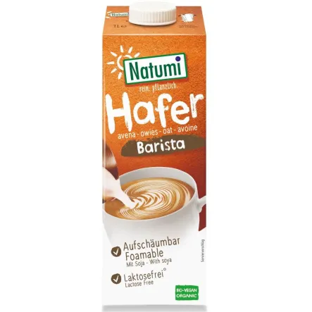 Napój Owsiany z Soją Barista Bio 1 L  UHT - Natumi