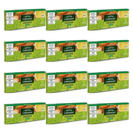 12 x Bulion - Kostki Warzywne Bio 126 g - Natur Compagnie
