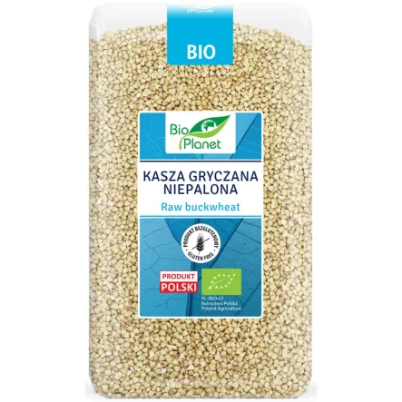 Kasza Gryczana Niepalona Bezglutenowa Bio 1 kg Bio Planet