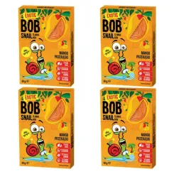 4 x Przekąska Mango Bez Dodatku Cukru 60 g Bob Snail