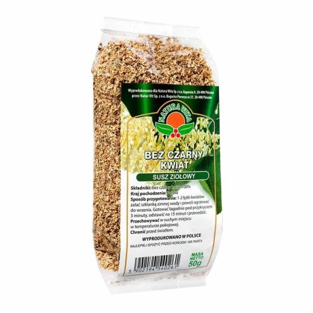 Bez Czarny Kwiat - Susz Ziołowy 50 g - Natura Wita