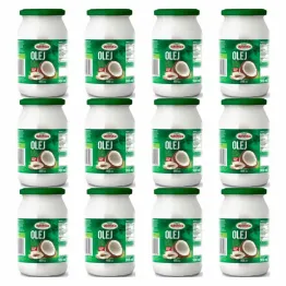 12 x Olej Kokosowy Rafinowany 900 ml Bezzapachowy - Targroch