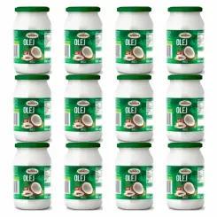 12 x Olej Kokosowy Rafinowany 900 ml Bezzapachowy - Targroch