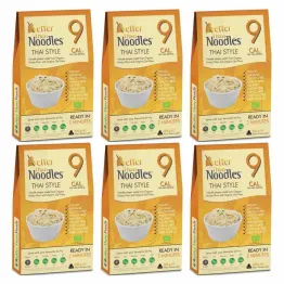 Zestaw 6 x Makaron Konjac Noodle Thai Style Bezglutenowy Bio 385 g (300 g) - Better Than Noodles