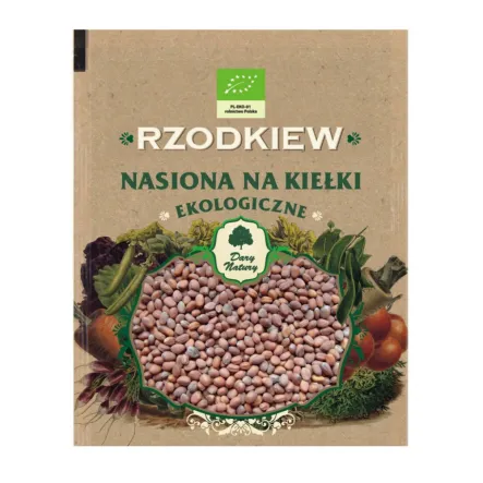 Rzodkiew Nasiona Na Kiełki Bio 30 g Dary Natury