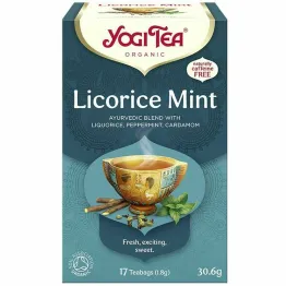 Herbatka Mięta z Lukrecją Bio 17 Saszetek (30,6 g) - Yogi Tea