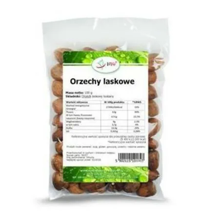 Orzechy Laskowe Łuskane 100 g Vivio - Przecena Krótka Data Minimalnej Trwałości