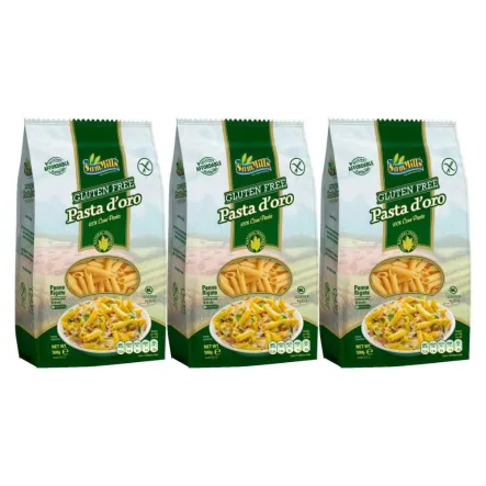 3 x Makaron Bezglutenowy RURKA SKOŚNA 500 g - SamMills