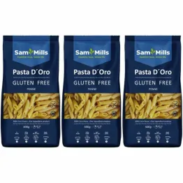 3 x Makaron Bezglutenowy RURKA SKOŚNA 500 g - SamMills