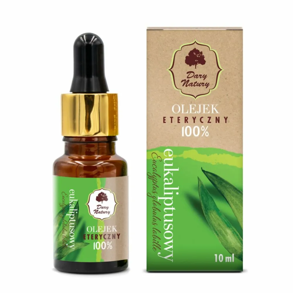 Olejek Eteryczny Eukaliptusowy 100% 10 ml - Dary Natury