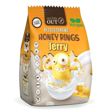 Kółka Śniadaniowe z Miodem Bezglutenowe 375 g - Jerry