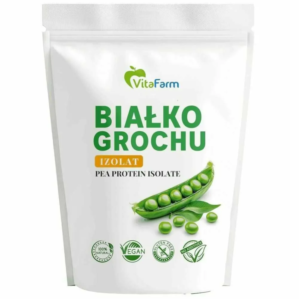 Białko Grochu Izolat 500 g - Vitafarm – MarketBio