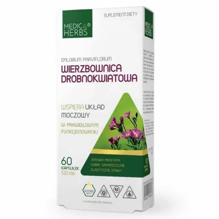 Wierzbownica Drobnokwiatowa 520 mg 60 Kapsułek - Medica Herbs