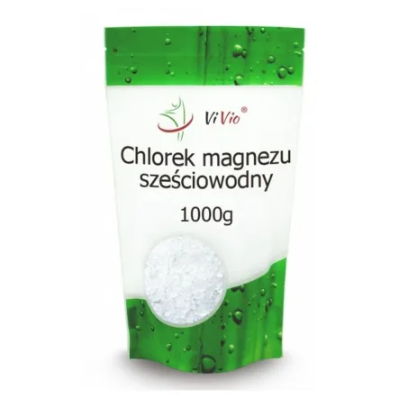 Chlorek Magnezu Sześciowodny Płatki 1 kg - Vivio