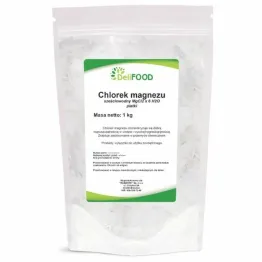 Chlorek Magnezu Sześciowodny Płatki 1 kg - DeliFood
