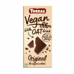 Czekolada Wegańska z Ekstraktem Owsianym Bez Dodatku Cukru 100 g - Torras
