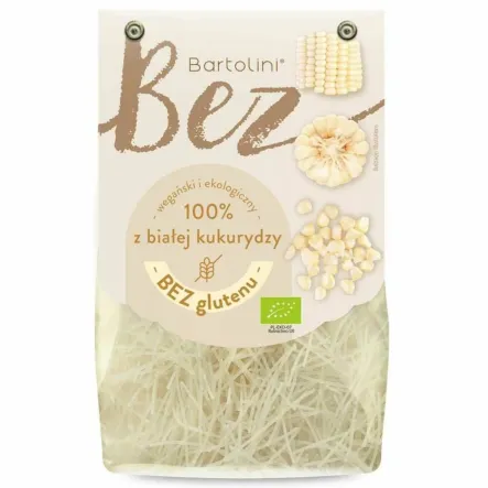 Makaron z Białej Kukurydzy Krajanka Bezglutenowy BIO 250 g - Bartolini