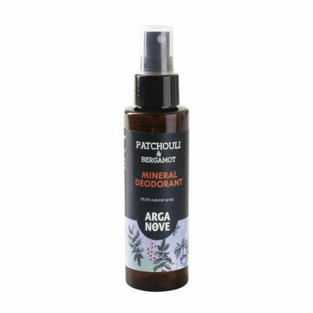 Dezodorant Mineralny Ałunowy PACZULA BERGAMOTKA Spray 100 ml - Arganove