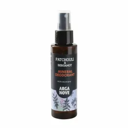 Dezodorant Mineralny Ałunowy PACZULA BERGAMOTKA Spray 100 ml - Arganove