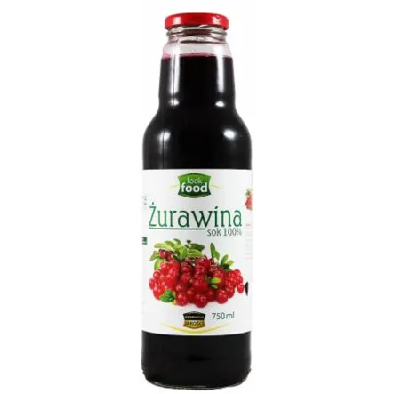 Sok Żurawina 750 ml - Look Food 