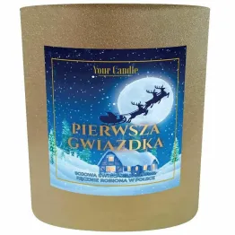 Świeca Sojowa Zapachowa w Szkle PIERWSZA GWIAZDKA 180 ml - Your Candle