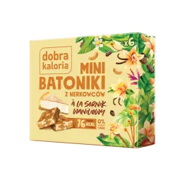 Mini Batoniki a la Sernik z Nerkowców 102 g (6x 17 g) Dobra Kaloria