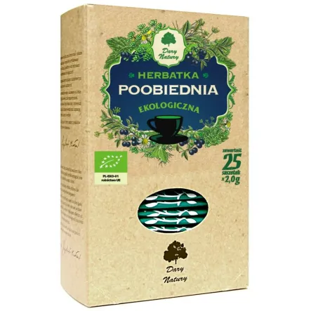 Herbatka Poobiednia Bio (25 X 2 G) - Dary Natury