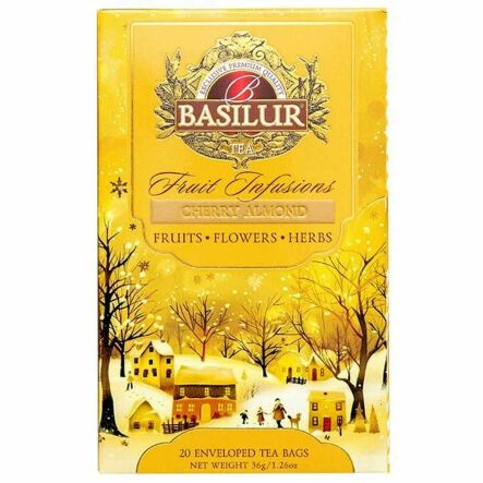Herbatka Owocowa CHERRY ALMOND 36 g (20x 1,8 g) - Basilur