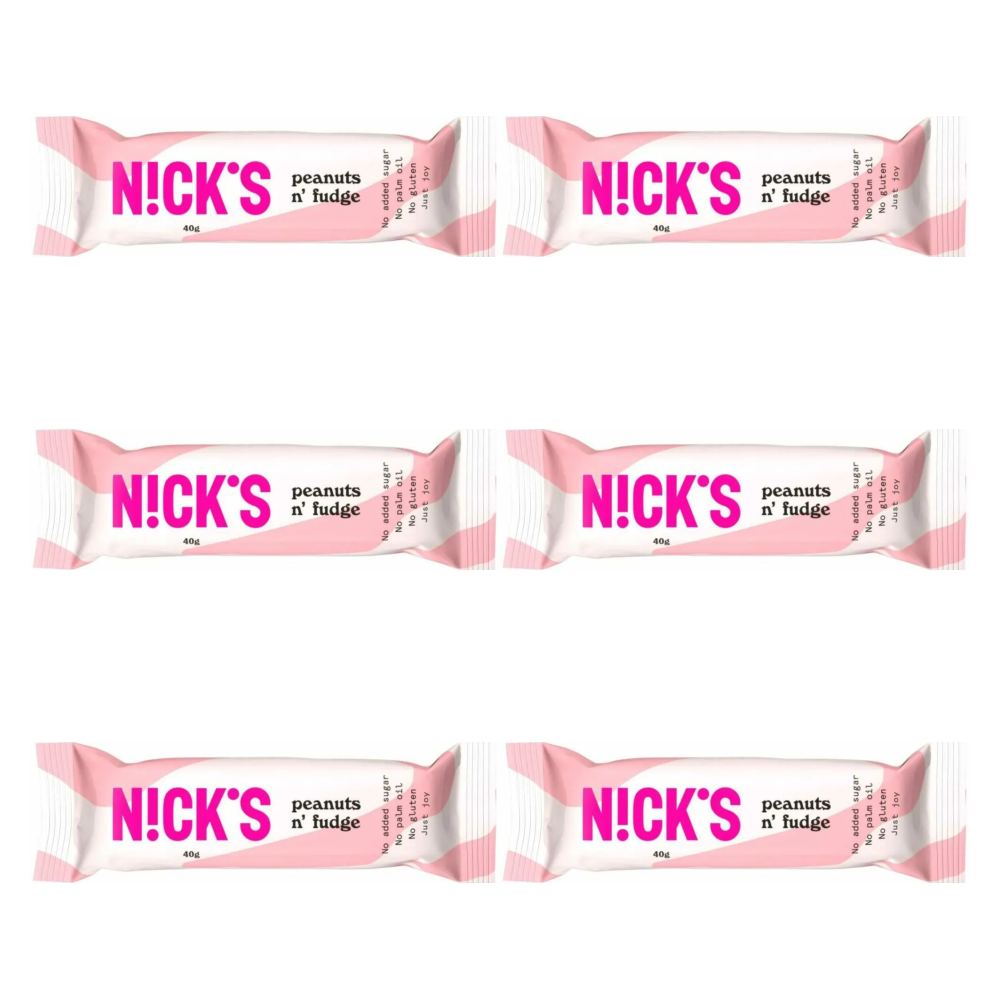 6 x Baton z Orzeszkami Ziemnymi w Czekoladzie Mlecznej 40 g - Nicks